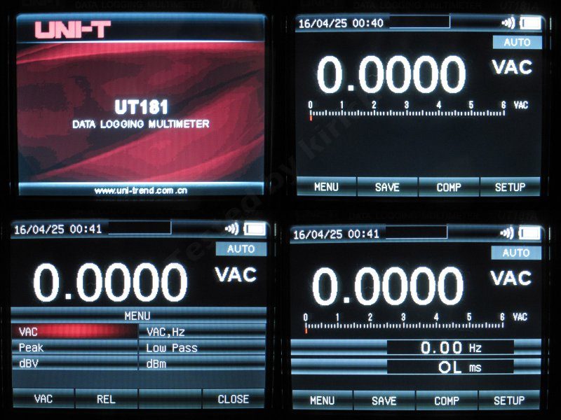 Uni-T UT181A, профессиональный мультиметр-регистратор