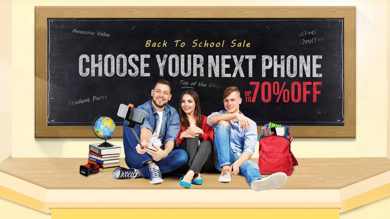 The 2017 Best School Ready Day Mobile Phone Flash Sale Save up to 70% off
