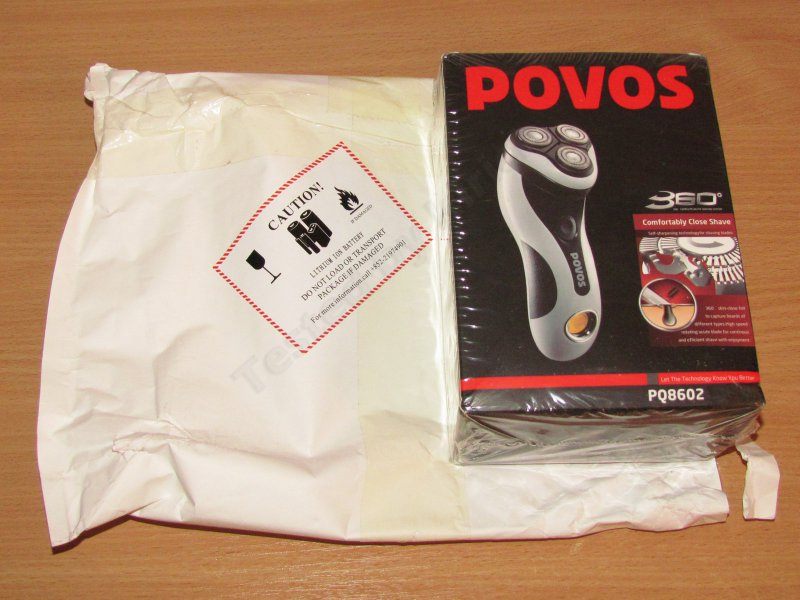 Povos PQ8602, электробритва из Китая.