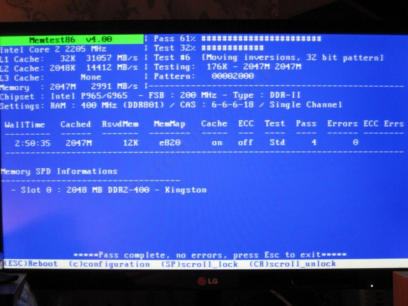 2GB DDR2 Kingston KVR800D2N6 или небольшой обзор еще одного модуля памяти