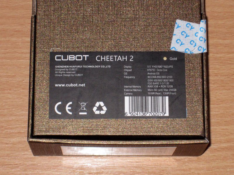 Мобильный телефон Cubot Cheetah 2, честная батарея и хороший аппетит
