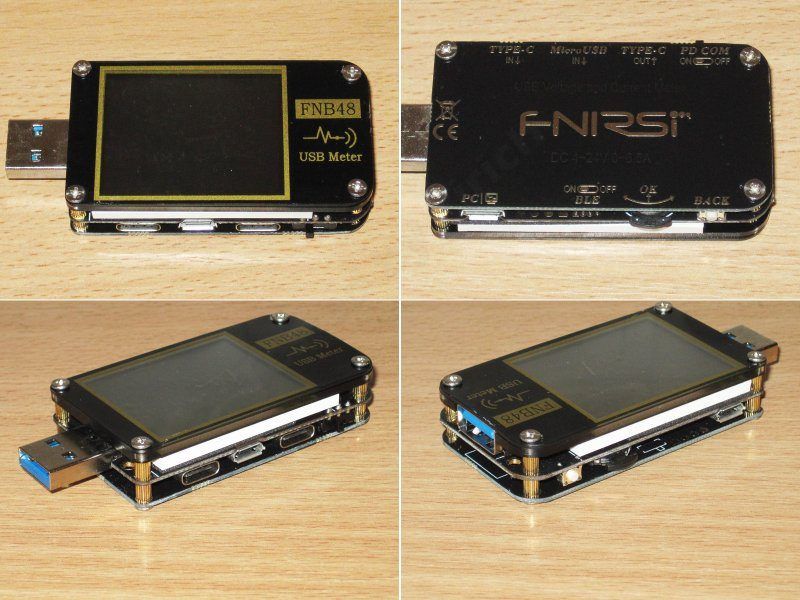 Новинка от Fnirsi, USB тестер FNB48