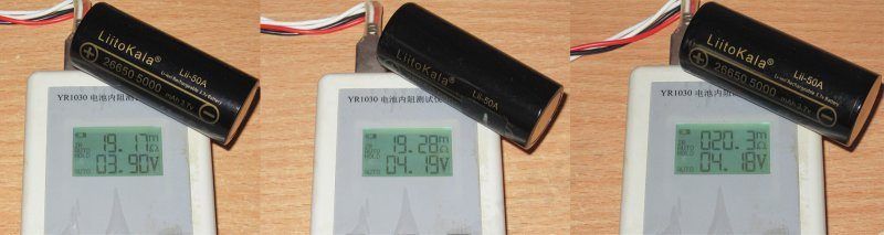 Ресурсный тест аккумулятора LiitoKala Lii-50A, 200 циклов