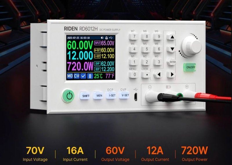 RD6012H, очень интересный преобразователь от Riden