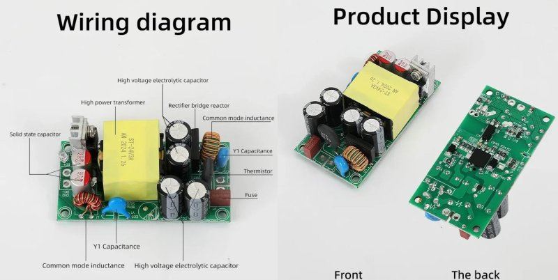 Блоки питания 12 и 24 вольта 72 ватта, компактные, мощные, недорогие