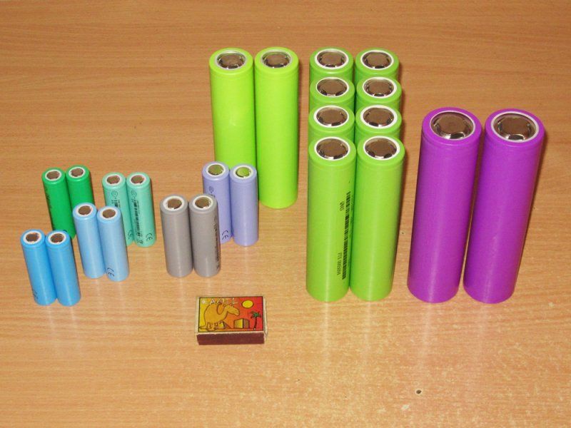 Аккумуляторы EVE формфактора 18650, четыре типа