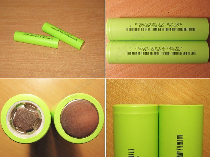 Аккумуляторы LiFePO4, 15 и 25Ач