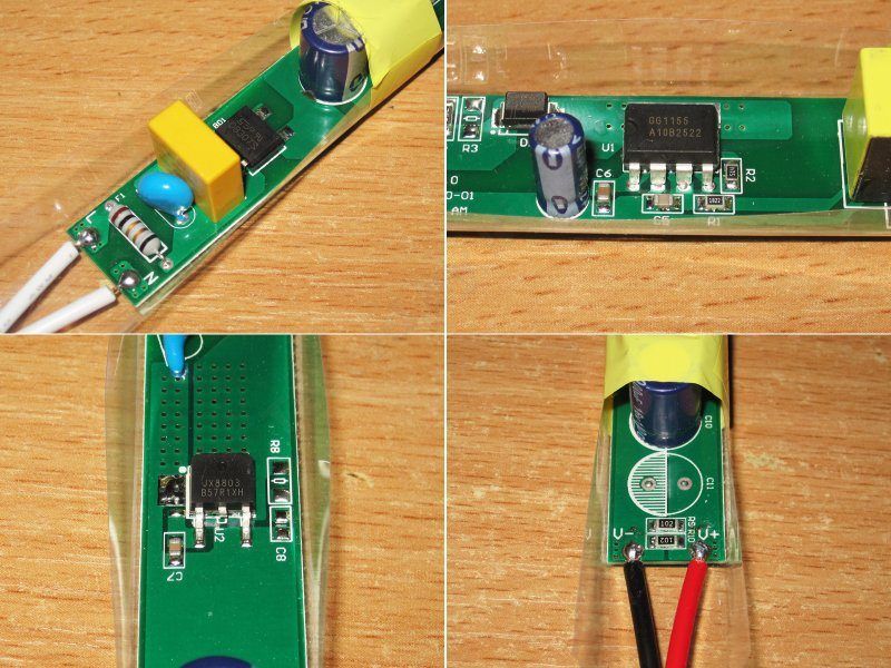 Шесть 12 вольт блоков-палок мощностью от 18 до 72 ватт