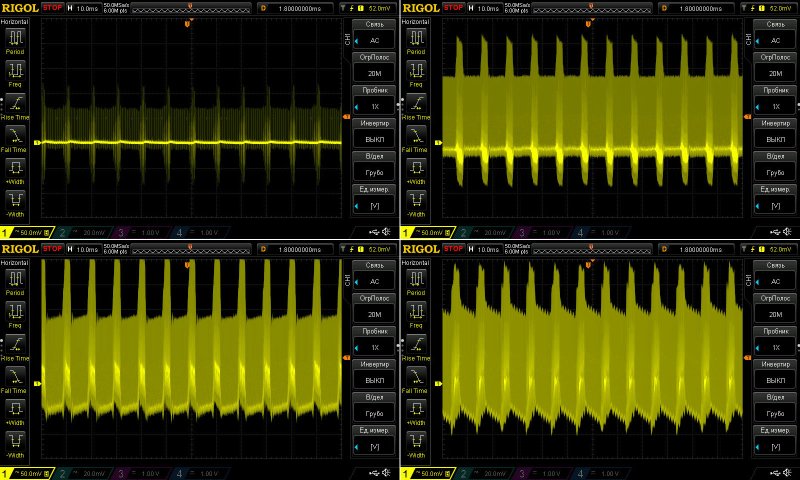 Шесть 12 вольт блоков-палок мощностью от 18 до 72 ватт