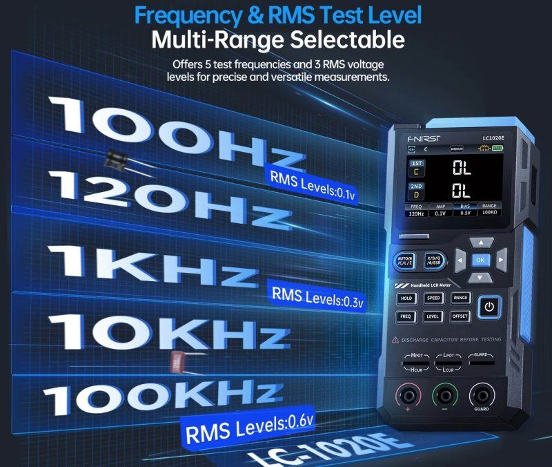 LCR-метр Fnirsi LC1020E LCR-метр Fnirsi LC1020E