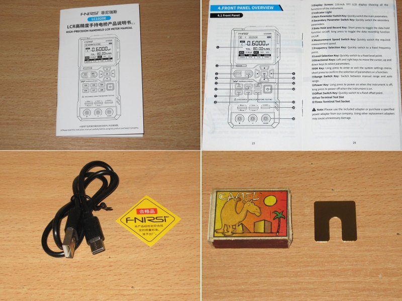 LCR-метр Fnirsi LC1020E LCR-метр Fnirsi LC1020E