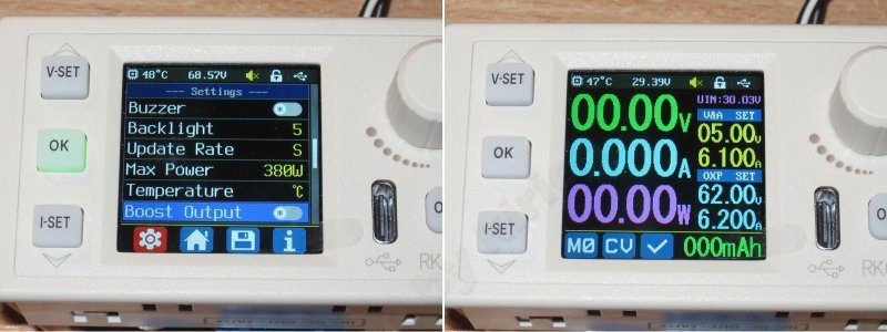 RK6006H, регулируемый DCDC с универсальным питанием.